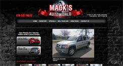 Desktop Screenshot of macksautoworld.net